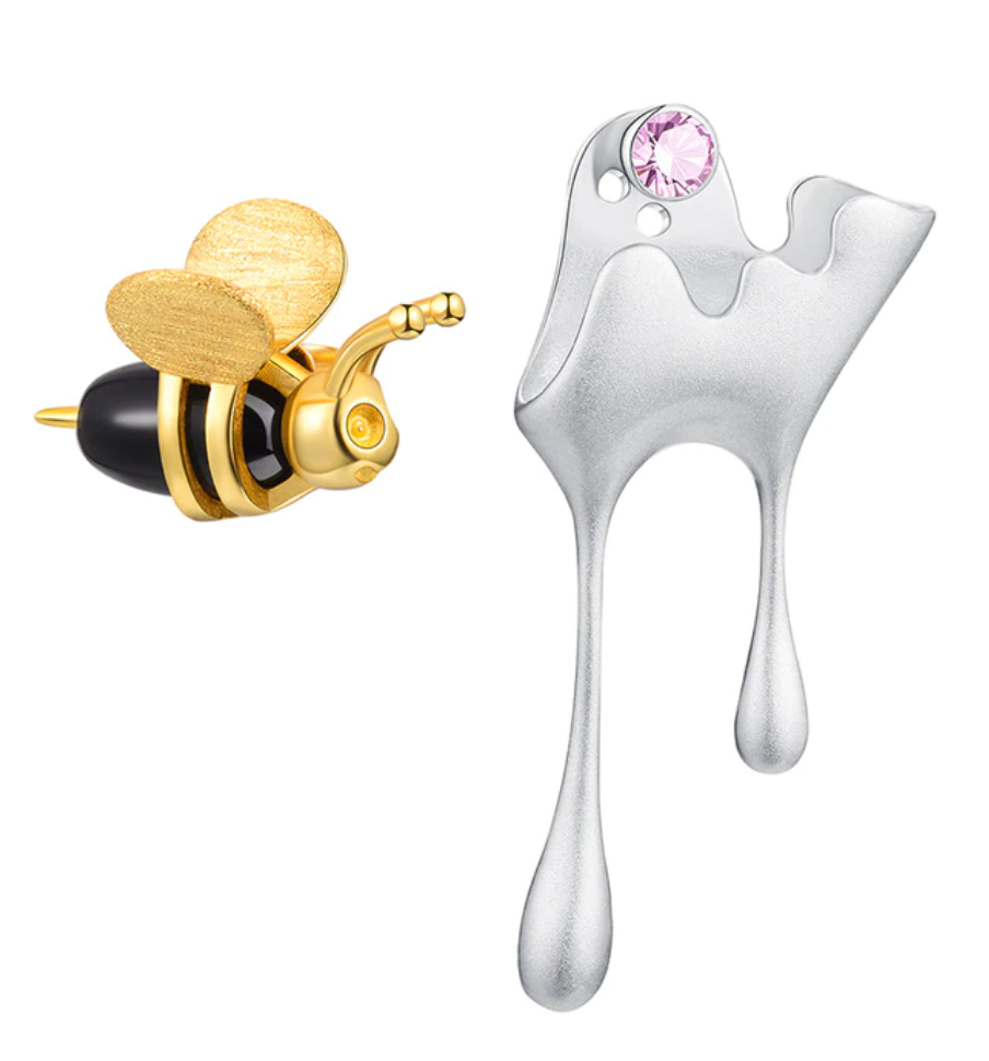 Bee Earring-Roar Respectfully