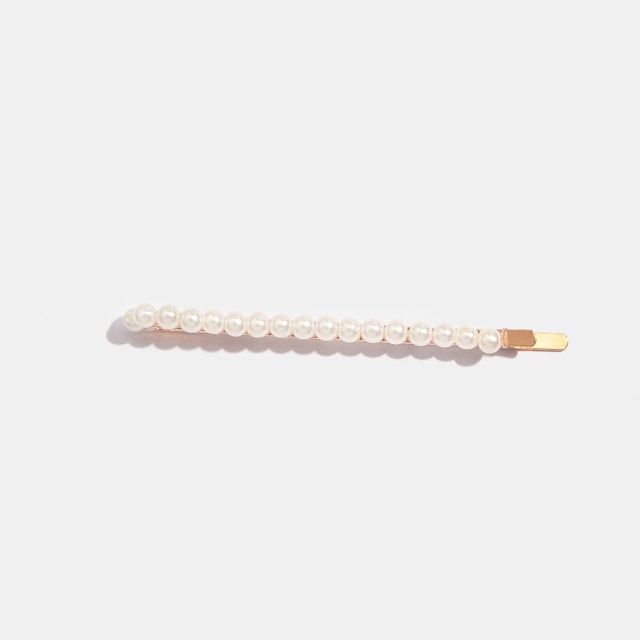 Pearl hair clip in white, pink or black-Roar Respectfully