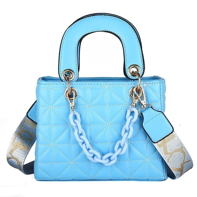 Classic Quilted Leather Hand Bag-Roar Respectfully