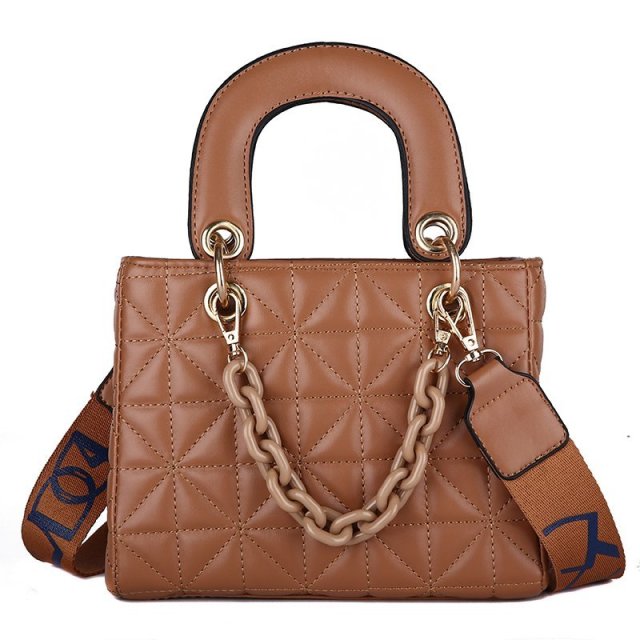 Classic Quilted Leather Hand Bag-Roar Respectfully