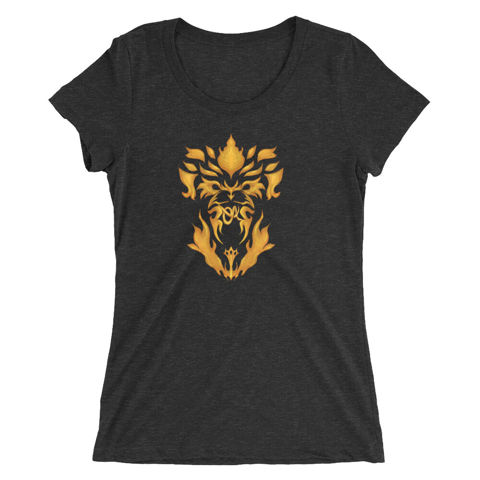 Ladies Short sleeve t-shirt-Roar Respectfully